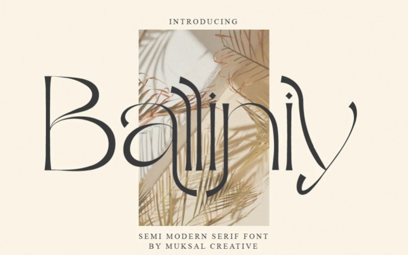 Balliniy Serif Font