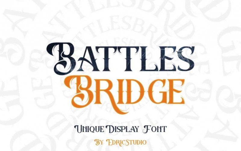 Battlesbridge Display Font