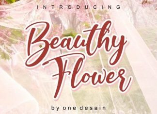 Beauthy Flower Script Font