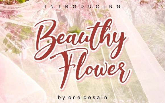 Beauthy Flower Script Font