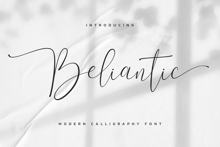 Beliantic Script Font