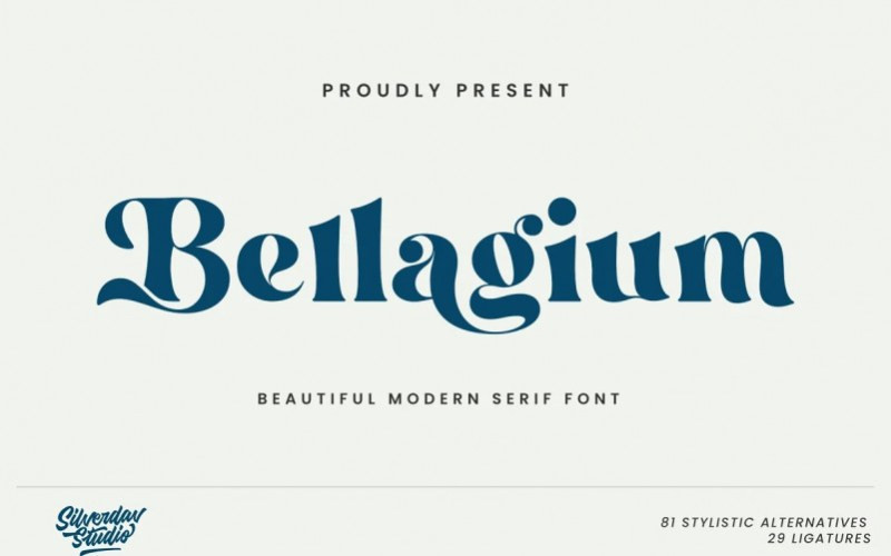 Bellagium Serif Font