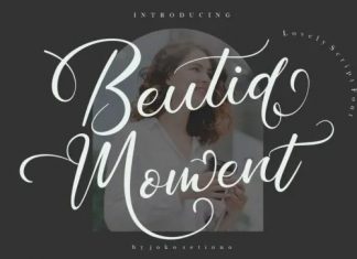 Beutiq Moment Calligraphy Font