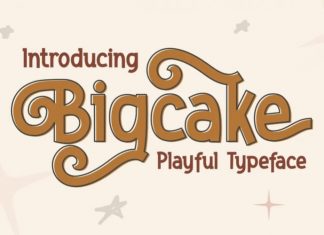 Bigcake Display Font