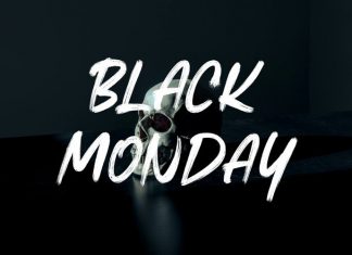 Black Monday Brush Font