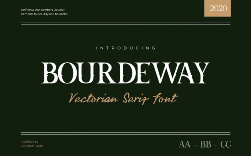 Bourdeway Display Font