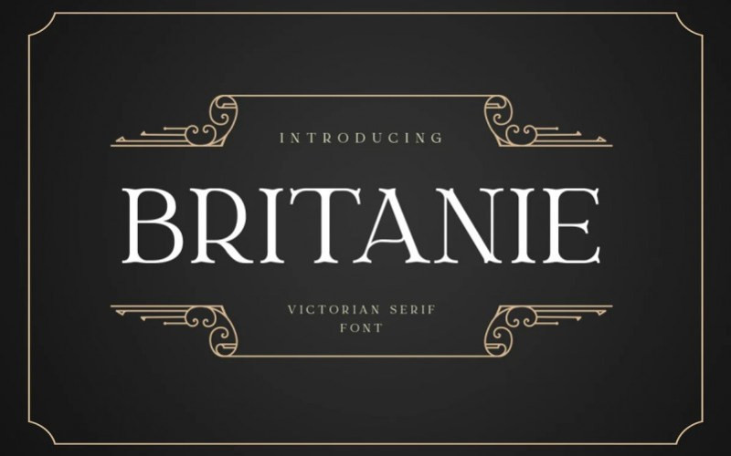 Britanie Display Font