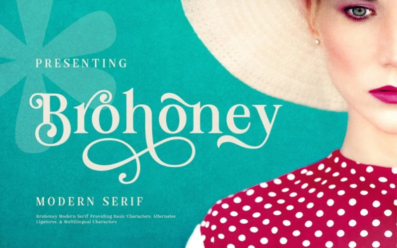 Brohoney Serif Font