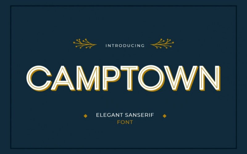 Camptown Display Font