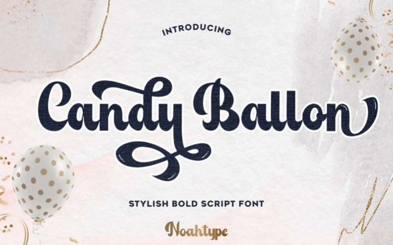 Candy Ballon Script Font