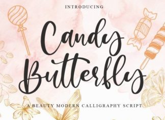 Candy Butterfly Script Font