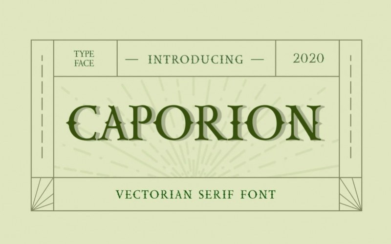 Caporion Display Font