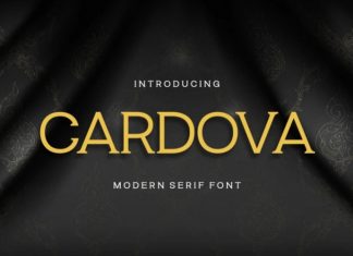 Cardova Serif Font