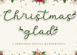 Christmas Glad Handwritten Font