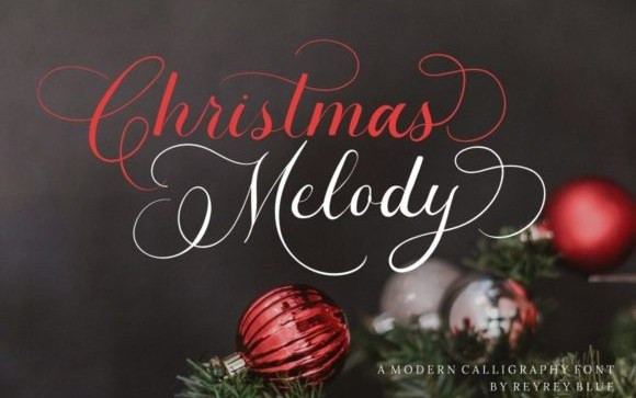 Christmas Melody Calligraphy Font