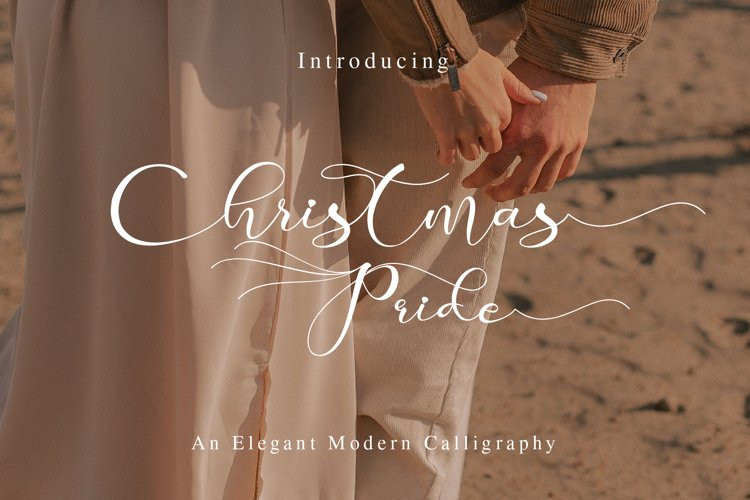 Christmas Pride Calligraphy Font