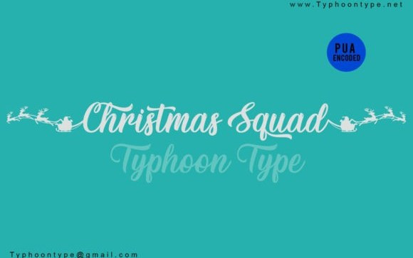 Christmas Squad Script Font - Demofont.com
