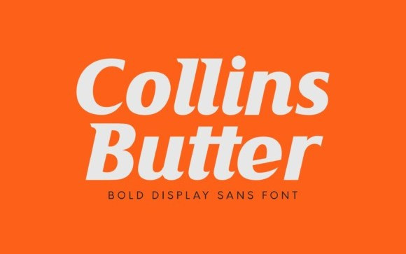 Collins Butter Sans Serif Font