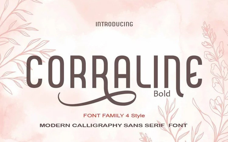 Corraline Display Font