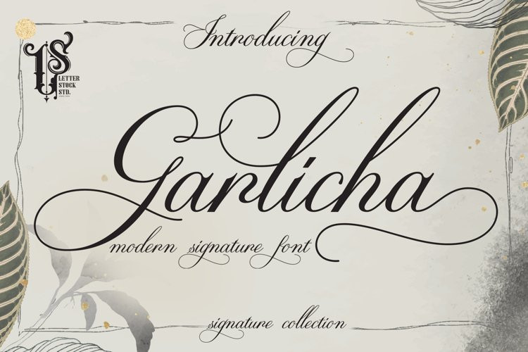 Garlicha Calligraphy Font