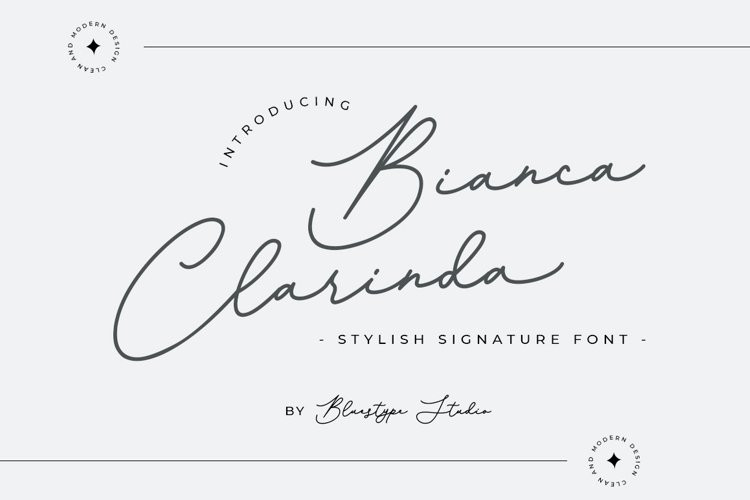 Bianca Clarinda Handwritten Font