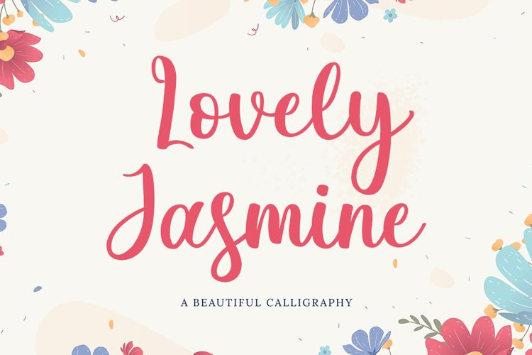 Lovely Jasmine Script Font