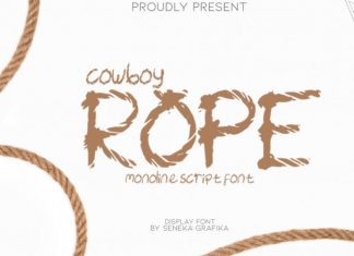 Cowboy Rope Display Font