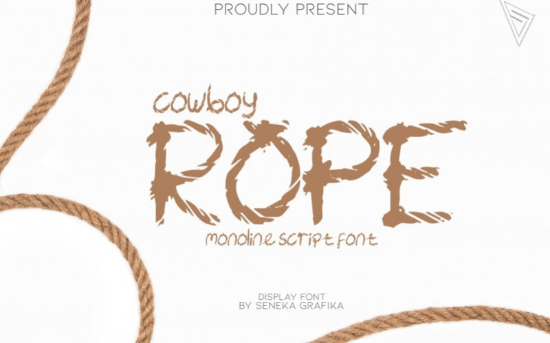 Cowboy Rope Display Font