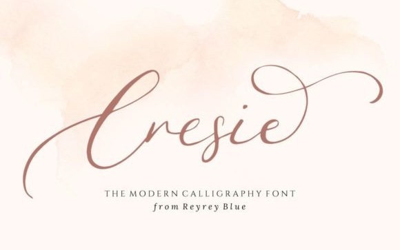 Cresie Calligraphy Font