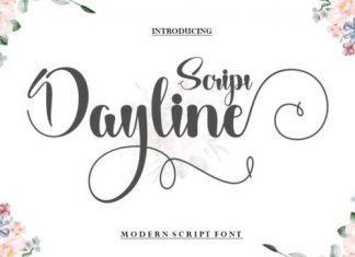 Dayline Calligraphy Font
