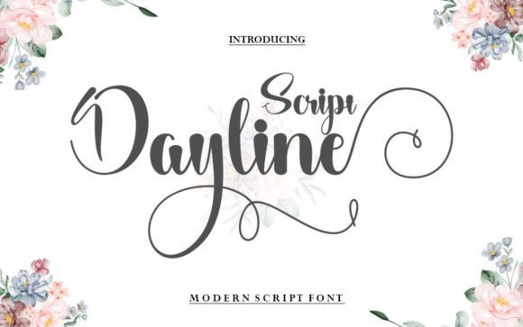 Dayline Calligraphy Font