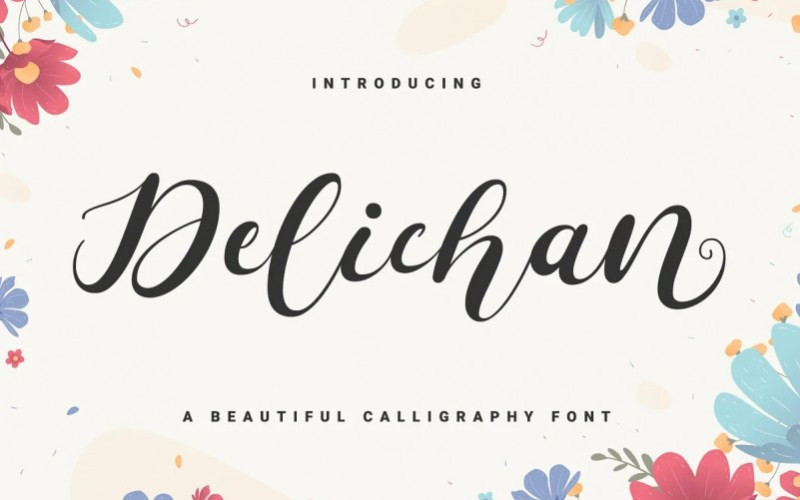 Delichan Script Font