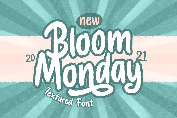 Bloom Monday Display Font