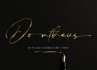 Dontheus Handwritten Font