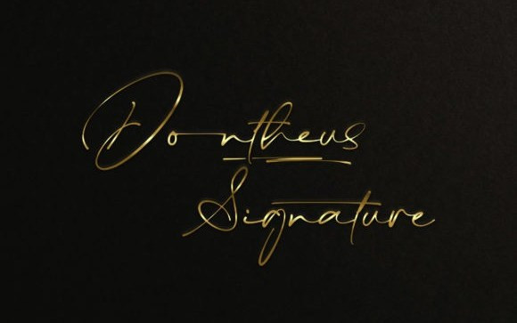 Dontheus Handwritten Font