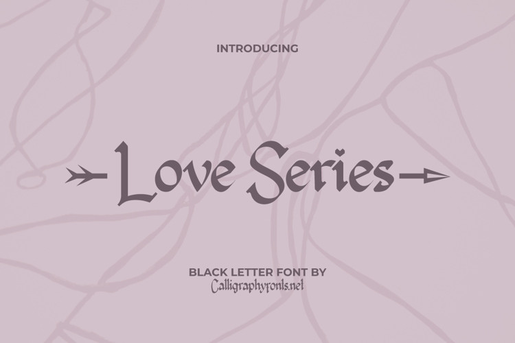 Love Series Display Font