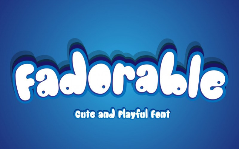 Fadorable Display Font