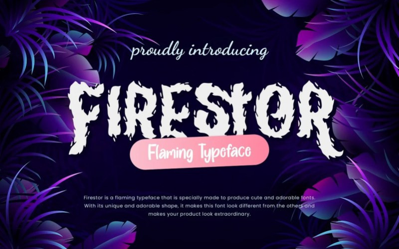 Firestor Display Font