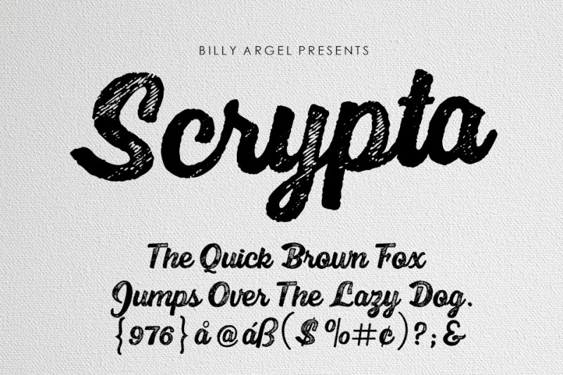 Scrypta Script Font