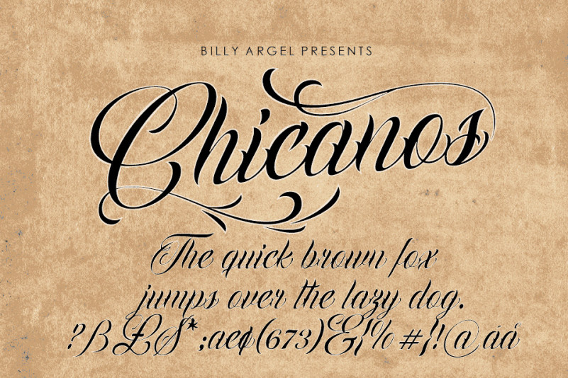 Chicanos Script Font