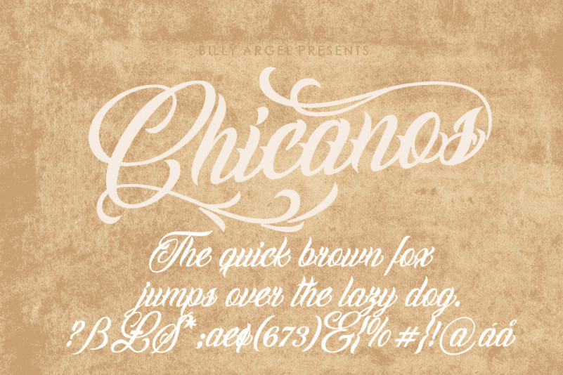 Chicanos Script Font