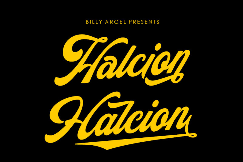 HALCION Script Font