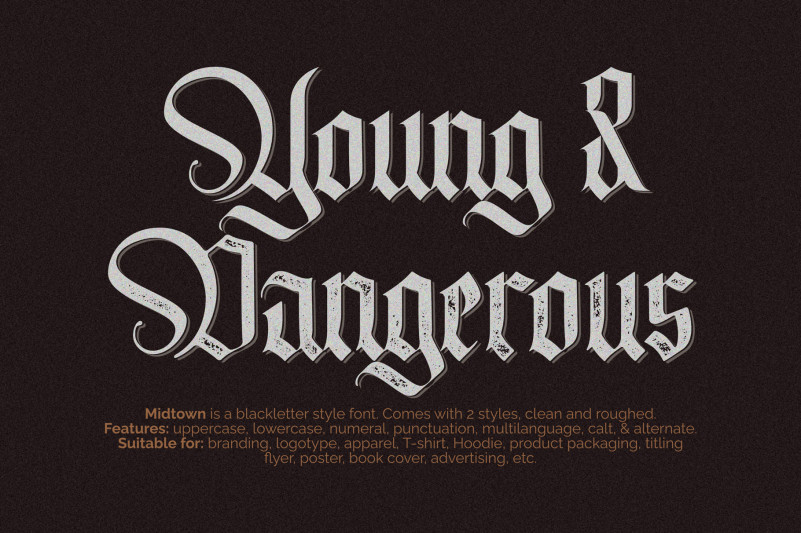 Midtown Blackletter Font