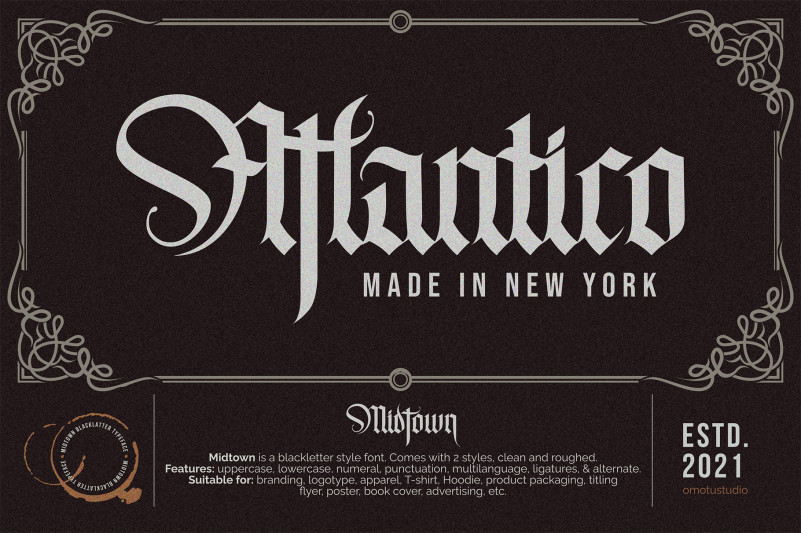 Midtown Blackletter Font