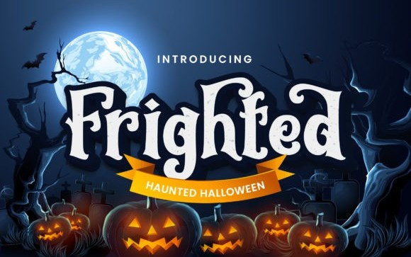 Frighted Display Font