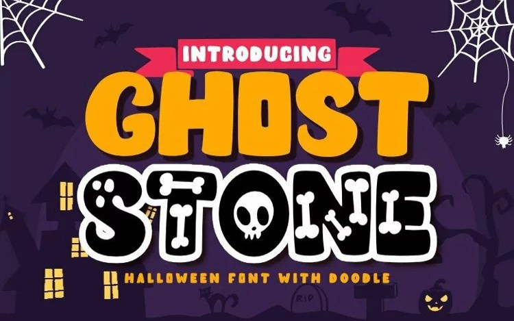 Ghost Stone Display Font