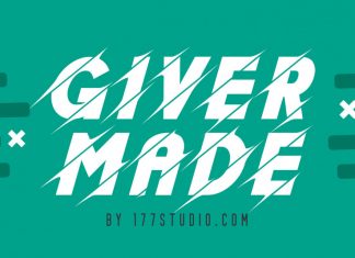 Giver Made Display Font