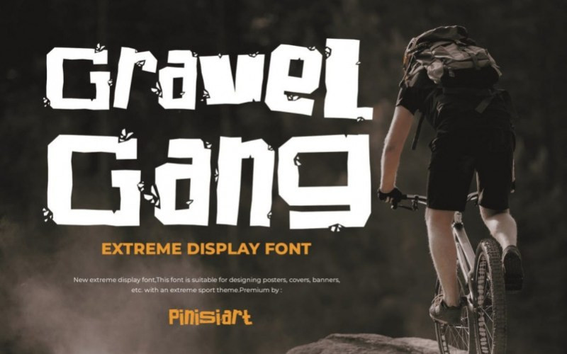 Gravel Gang Display Font