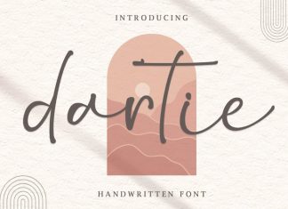 Dartie Handwritten Font