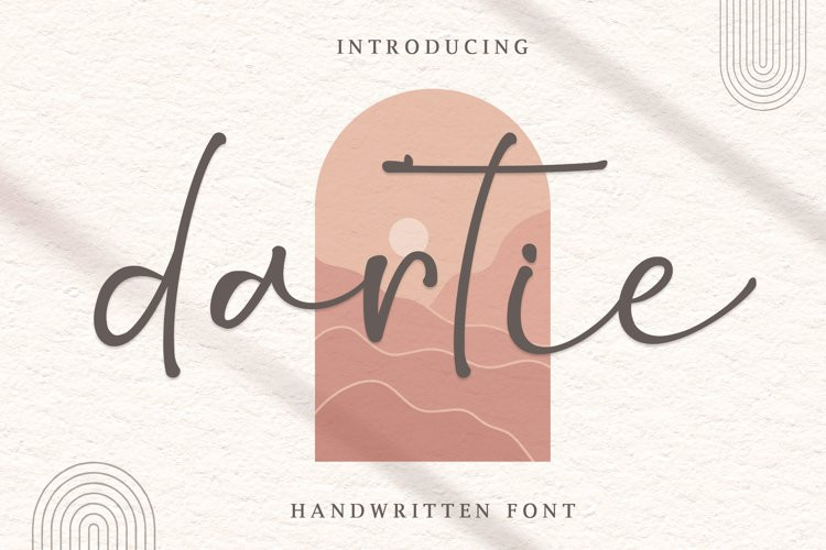 Dartie Handwritten Font